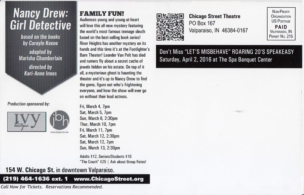 Chicago Street Theater Mailing